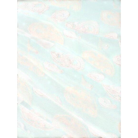 DE Collect-Inspired Cream & Rust Paisley Print Pleated Midi Skirt Size L ,With E - Picture 4 of 6